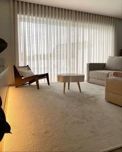 <span class=keywords><strong>Cortinas</strong></span> opacas personalizadas para dormitorio <span class=keywords><strong>y</strong></span> sala de estar, tela de seda beige sólida con <span class=keywords><strong>cortinas</strong></span> de ventana de cuerda manual en apagones - Product Image 5