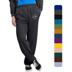 Pantalon de survêtement droit en molleton élastique de qualité supérieure pour homme, en coton épais, ample, décontracté, mi-longueur - Product Image 1