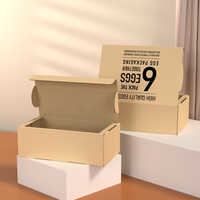 Boîte alimentaire en carton imprimé de haute qualité, carton d'expédition, boîte d'emballage pour œufs