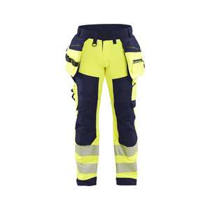 BLAKLADER - 182025133389C44 Pantalón Softshell Hi-vis Amarillo/Azul marino-EAN 7330509872697 ROPA DE TRABAJO DE 2017 - Product Image 1