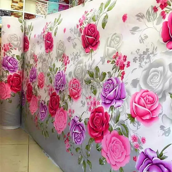 100% 폴리 에스테르 브러시 직접 구매 중국 인쇄 분산 인쇄 세관 침대 시트 세트 직물 홈 섬유