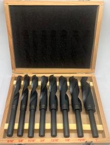 Good Service HSS 4341 2026 Good Quality 8PCS HSS 1/2Inch Reduced Shank Twist <b>Drill</b> <b>Bit</b> Set - Product Image 5