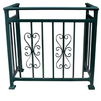 Grille de portail en acier galvanisé de luxe moderne et balustrade de balcon en aluminium, garde-corps élégant pour la maison