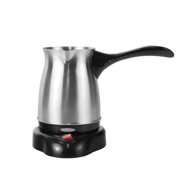 Portable Electric Stainless Steel Coffee Kettle - 0.5L, 600W, Auto Shut-off & Boil-Dry Protection Coffee Marker