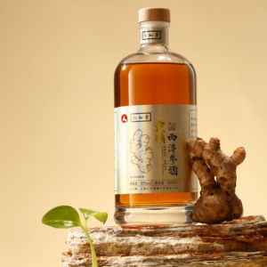 Xiake Legend <span class=keywords><strong>Panax</strong></span> Quinquefolius anggur <span class=keywords><strong>Herbal</strong></span> Tiongkok, 35% kandungan alkohol rasa halus kuning ringan 350ml 6 botol - Product Image 1