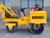 Compacteur vibrant à double tambour puissant, rouleau compresseur routier, composants Huade, roulement et engrenage pour le compactage du sol, du gravier et de l'asphalte