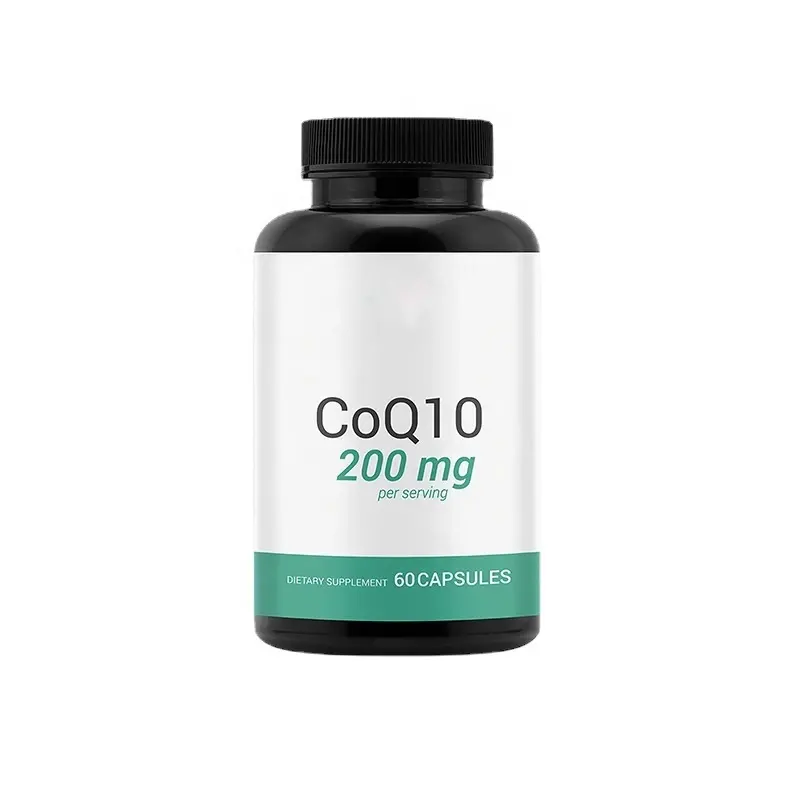 OEM CoQ10 Supplement Coenzyme Q10 200mg Capsules Ubiquinol Powder Capsules Coq10 Softgel Vegan Heart Health Energy Booster