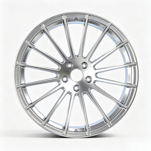 Jantes forgées monobloc en alliage d'aluminium argentées multi-rayons 5x112 sur mesure pleine taille pour BMW X5 Hyper Offroad <span class=keywords><strong>4x4</strong></span> - Product Image 2