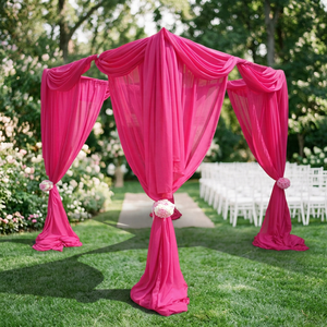 Kit de support de toile de fond réglable robuste 3,66 m x 3,66 m avec cadre en aluminium pour arrière-plan photo - Product Image 1