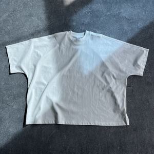 Logo personnalisé couleur unie Dtg Impression Boxy Fit Chemise courte T-shirt surdimensionné en pur coton pour hommes Streetwear Fabricant ample - Product Image 6