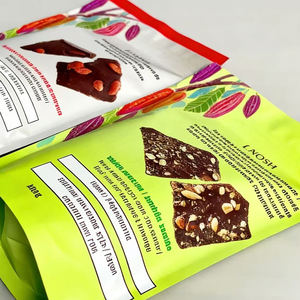 Sachet personnalisé refermable en plastique Mylar avec fermeture éclair pour aliments, snacks, biscuits, chocolat, produits de boulangerie, chewing-gum, gelée - Product Image 6