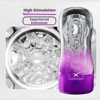 Diskreter Manueller Masturbator für Männer - Realistisches Saugspielzeug aus TPE, Geräuscharm & Leicht zu Reinigen, Handlicher Stimulator für Herren