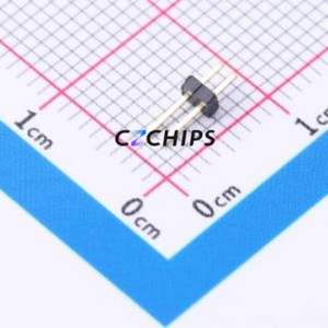 X1311WV-02J-C40D24 Pin Header Through hole Component (THT),P=1.27mm Connector 1x2P 1.27mm 1.27mm Pin Header - Product Image 1