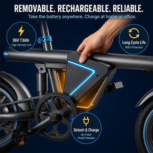จักรยานไฟฟ้า Flywheel Fatbike EB9 จักรยานเสือภูเขาไฟฟ้าราคาประหยัด ยางใหญ่ ดิสก์เบรก - Product Image 2