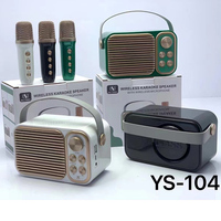 Mikrofon Nirkabel Tunggal Terbaru SU.YOSD, Mikrofon Ktv Murah, 8 Jam Putar, 10W, Peredam Suara, Speaker Bluetooth Outdoor dengan Tali
