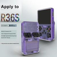 Coque de protection pour console de jeu portable R36S, protection anti-rayures, housse en TPU, anti-chute, antichoc pour accessoires de jeu R36S