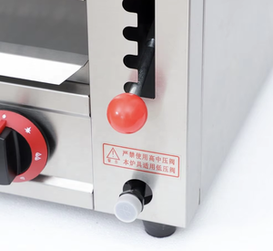 Salamandre à gaz compacte avec corps en acier inoxydable de haute qualité, adaptée aux restaurants et pizzerias de petite à moyenne taille - Product Image 3