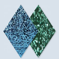 Glänzender 316L 4X8FT Saphirblauer Geprägter Edelstahl für Wandverkleidung 304