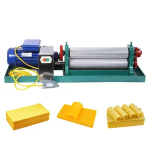 Semi Automatic Electric Honey Comb Sheet Embosser Honey Wax Press Machinery Bees Wax Sheets Making Machine