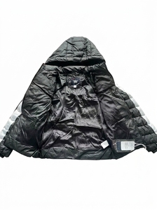 Veste matelassée à capuche pour enfants de 6 à 16 ans, couleur contrastée, épaisse et chaude, fermeture éclair, pour garçons et filles - Product Image 6