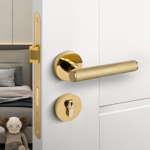 Mei Hong Copper Lever Door Lock For Wooden Doors 30-55mm Thickness With Regular Key Smooth Operation - Product Image 3