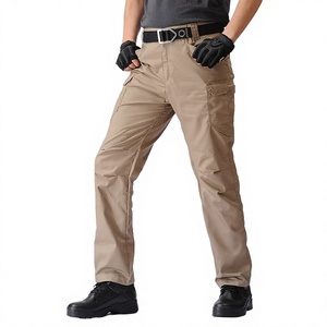 Oem Wholesale Outdoor Sport Casual Cargo <b>Pants</b> Hiking Loose <b>Work</b> High Quality <b>Waterproof</b> Custom Baggy Tactical Canvas Elastic - Product Image 2