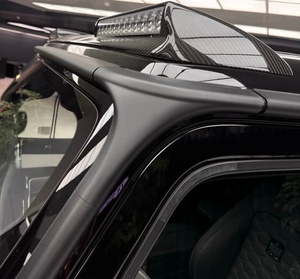 Pour Mercedes Benz Classe <span class=keywords><strong>G</strong></span> W464 G500 B-rabus G800 Spoiler de toit en carbone sec avec éclairage supérieur, pièces de modification extérieure haute performance - Product Image 6