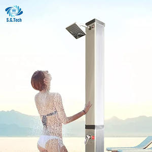 Douche solaire d'extérieur en acier inoxydable et PVC pour <span class=keywords><strong>piscine</strong></span> et SPA Piscines gonflables écoénergétiques et écologiques - Product Image 6