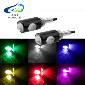 Nhà Máy Giá EAGLE mắt Sương Mù Ánh sáng COB Chip 2 bên 12V <span class=keywords><strong>DRL</strong></span> <span class=keywords><strong>6W</strong></span> màu xanh lá cây LED sương mù/đèn Lái Xe Đạp LED ánh sáng xe máy - Product Image 6