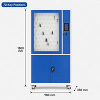 Armoire de stockage électronique mobile pour clés avec historique d'exploitation complet pour le contrôle des clés des immeubles de bureaux et des agences gouvernementales