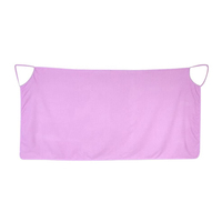 Serviette portable Peignoirs Femmes Peignoirs sans manches en microfibre Serviette de spa en microfibre