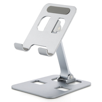 Vente en gros, promotion, accessoires pour téléphone, logo personnalisé, support pliable à hauteur réglable pour téléphone portable de bureau, support de montage