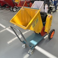 Déchiqueteuse électrique 5 kW à faible bruit Compact à roues facile à nourrir en douceur humide sec bois jardin cour communauté