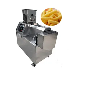 Machine de fabrication de snacks à vis unique, granulés de farine, de blé, de blé, de maïs