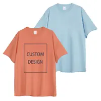 卸売高品質クラシックオーガニックコットンOネックメンズプレーンTシャツ