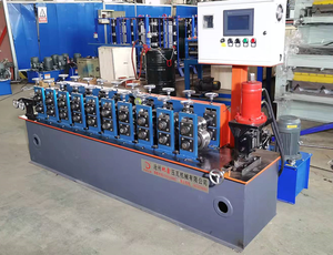 Uruguay Galvanizado Metal Stud And Track C U Perfil Dibujo Drywall Máquina formadora de rollos con punzonado en H - Product Image 5