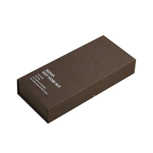 Eco Friendly Matt <b>Black</b> Eva Lining Magnetic Paper Cardboard Skincare Gift Box Packaging Custom Cosmetic <b>Boxes</b> with Insert - Product Image 3