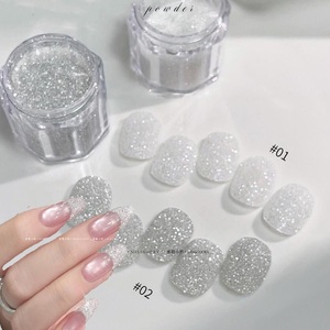 <span class=keywords><strong>Poudre</strong></span> de <span class=keywords><strong>sucre</strong></span> pour ongles en diamant scintillant argenté blanc 3g/5g, paillettes réfléchissantes, cristaux de fée, <span class=keywords><strong>poudre</strong></span> de <span class=keywords><strong>sucre</strong></span> pour ongles holographique, conseils de manucure - Product Image 3