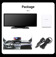 Autoradio portable avec écran IPS de 10,26 pouces, caméra avant et arrière, enregistrement, Carplay, Android Auto, système multimédia universel pour voiture
