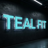 Letrero LED de Canal con Perforación Dimensional para Venta al por Mayor, Letras Metálicas 3D Iluminadas Lateralmente, Letrero Exterior OEM para Oficina