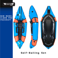 Nouveau modèle 420D TPU Whitewater Packraft Eldon Pro Frontier Packraft gonflable léger et stable pour la navigation en eaux vives