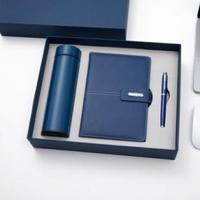 Ensemble de carnet de notes et stylo personnalisés N2001 A5 avec thermos, 100 g/m², 90 feuilles