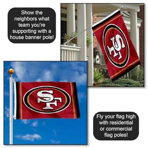 <span class=keywords><strong>San</strong></span> <span class=keywords><strong>Francisco</strong></span> 49ers 3x5ft Custom para NFLteam Banner Bandera de Mascota de poliéster de alta calidad para fiestas de estadio y puerta trasera Digital - Product Image 3