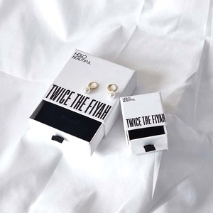 Изготовленный на заказ логотип картонный белый ювелирный подарок ожерелье ящик коробки пакет раздвижные кольца бумажная коробка с вставкой для упаковки ювелирных изделий - Product Image 2