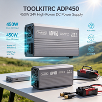 Alimentation de laboratoire intelligente ToolkitRC ADP450 DC 450W 24V 19A avec PFC actif et sortie XT60 pour chargeur de batterie Lipo RC