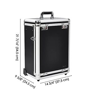 Estuche de Almacenamiento para Discos de Vinilo de Aluminio de 12 Pulgadas Fabricado en China con 3 Filas para Micrófono Inalámbrico y Equipo de Cámara - Product Image 2
