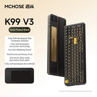 MCHOSE K99 V3 Customized Mechanical Wireless Keyboard Tri-Mode 10000mAh Multifunctional Knob Gaming Office Computer PC