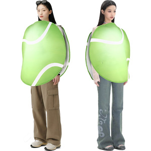Tennis Ball <b>Costume</b> Unisex Polyester Cosplay <b>Costume</b> For Party Stage Performance - Product Image 4