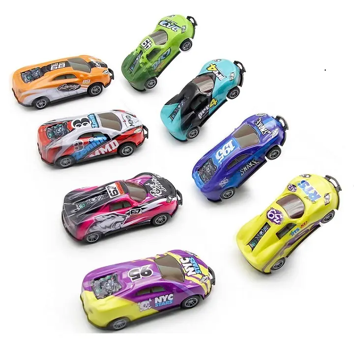 Promotional Gift Set Ejection Vehicle Flip Crash Car Die Cast Toy Cars Metal Pull Back Car For Toddler