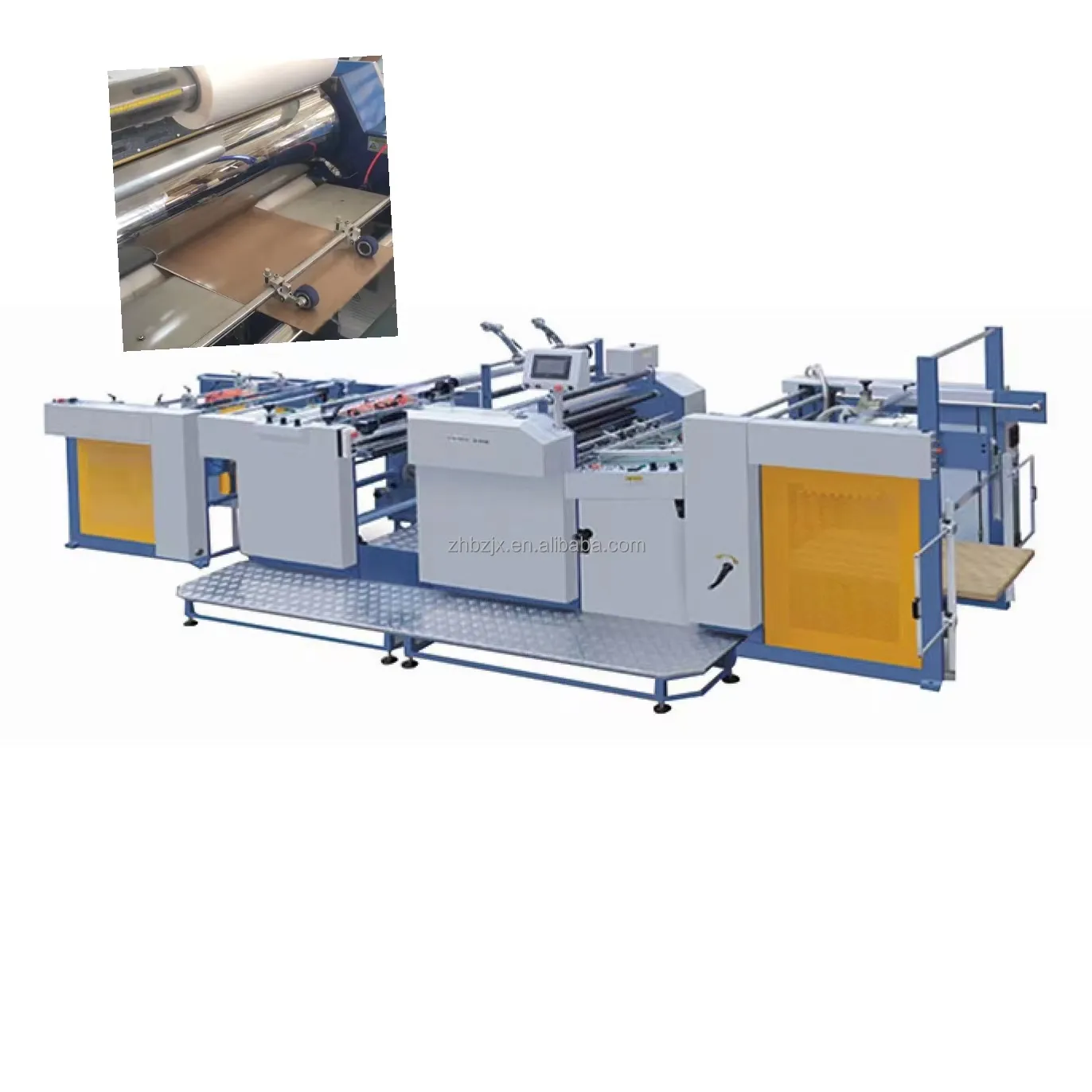 ZHENHUA YTM High Speed Automatic Feeding Cardboard Film Bopp Laminating Machine For Making Corrugated Carton Box